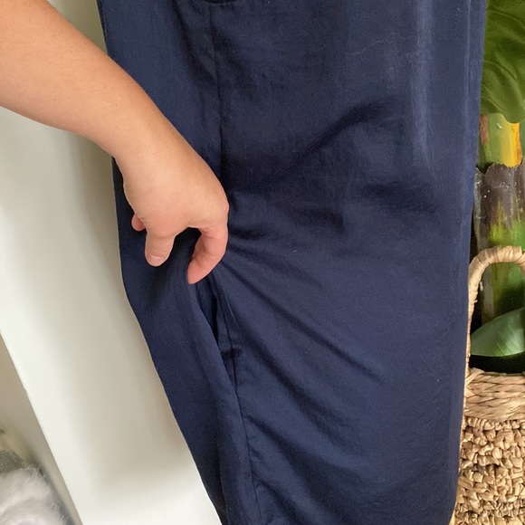 Talbots Navy Dress with Pockets Size 12 - Picture 7 of 9